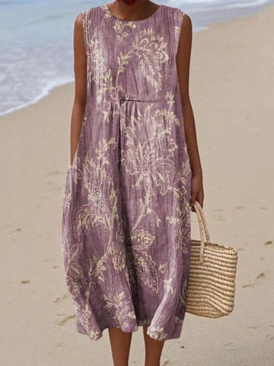 Mia™ Floral Print Midi Dress